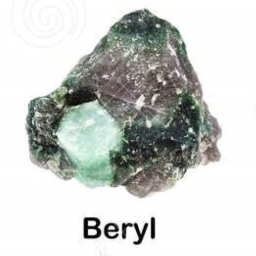 Beryl mineral 114.60 ct like new with hole for pendant