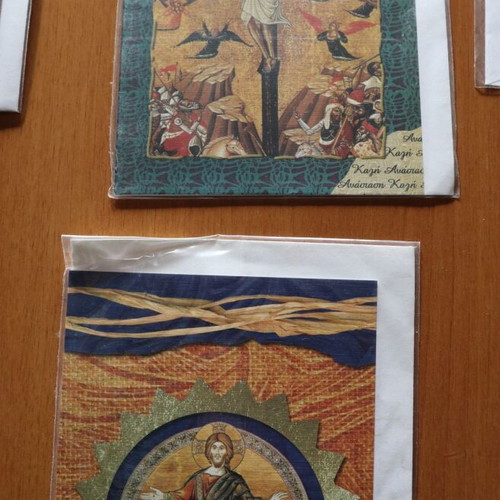 Easter greeting cards with Christ new, pack of 27 pieces