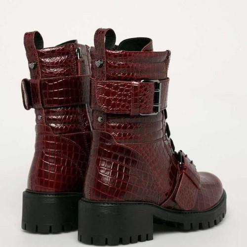 Twinset Milano Leather Combat Boots new, women's size 38