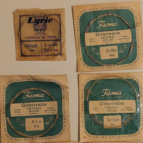 Vintage Fisoma and Lyric string collection new in excellent condition