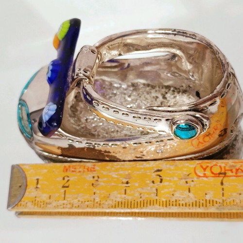 Bengetti silver-plated baby shoe with 925 silver layers, new