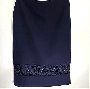 Γυναικεία φούστα μπλε λεπτό ύφασμα αχρησιμοποίητη νούμερο Μ