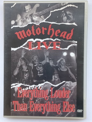 Motörhead Live Everything Louder Than Everything Else DVD