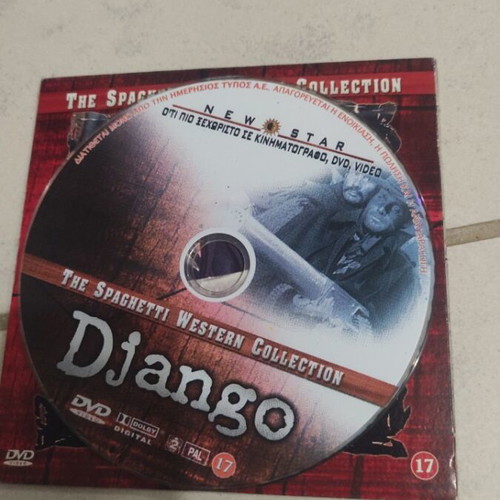 Django DVD used, foreign cinema, Franco Nero