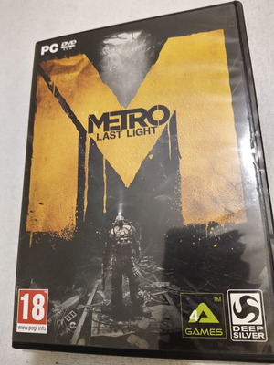 Metro Last Light PC game like new without manual