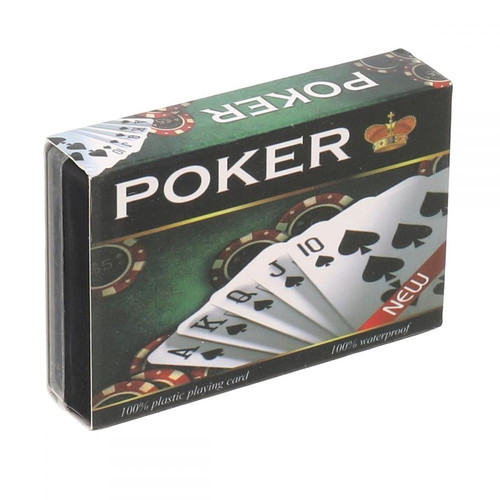 Τράπουλα Poker 100% πλαστική με θήκη καινούργιο