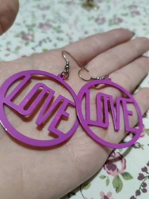 Σκουλαρίκια Love - Love earrings
