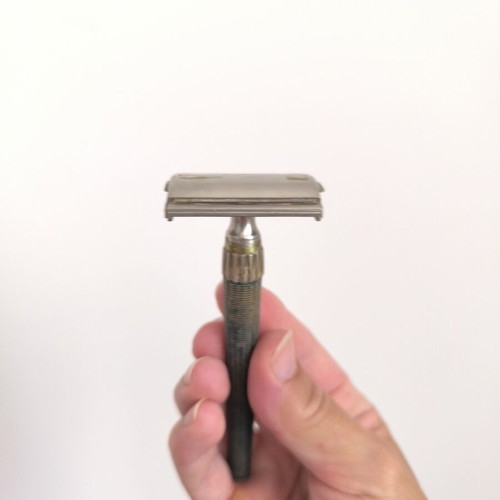 Gillette vintage shaving razor used