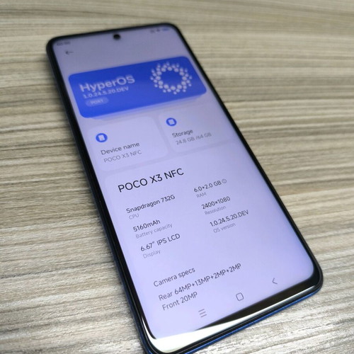 POCO X3 NFC Special OS Edition 6GB Ram 64GB Rom + 64GB SD CARD