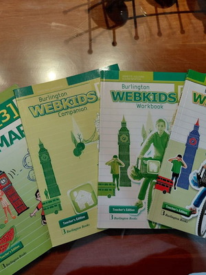 Burlington Webkids 3 Teacher's Book Set New, 4 Books
