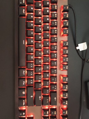 Motospeed K82 RGB gaming keyboard used with Otemu Blue switch, left Windows key issue