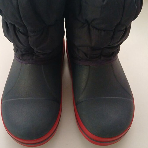 Crocs kids boots used, blue, sizes 33-34