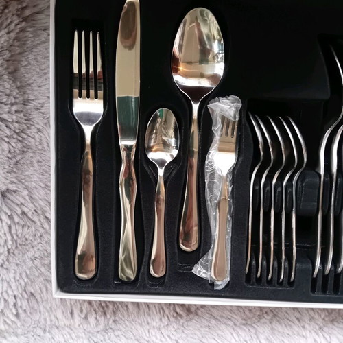 Stainless steel cutlery new, 2 sets 60 pieces