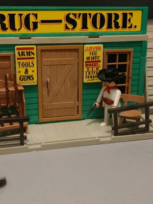 Playmobil 3462 Drug Store western used