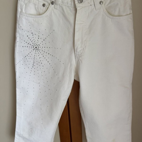 Swiss Jeans Capri Pants Size XS Like New White Beige