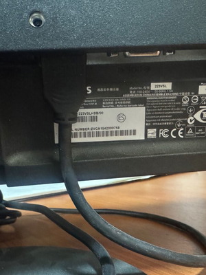 Philips 223V5L monitor used 21.5 inch Full HD LCD