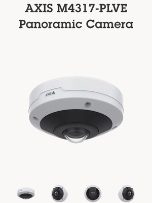 Axis M4317-PLVE πανοραμική κάμερα ασφαλείας καινούργια, PoE, 360° IP