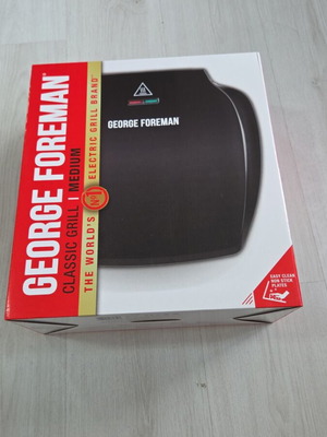 George Foreman grill press new 1600W