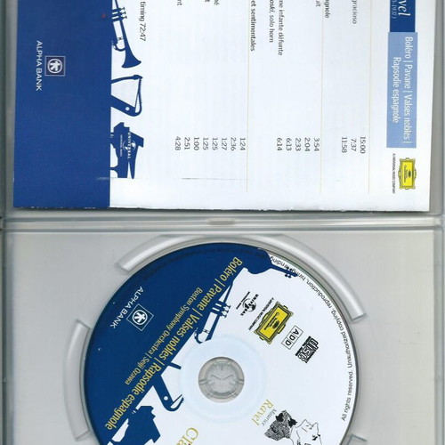 Ravel CD like new, classical genre with booklet