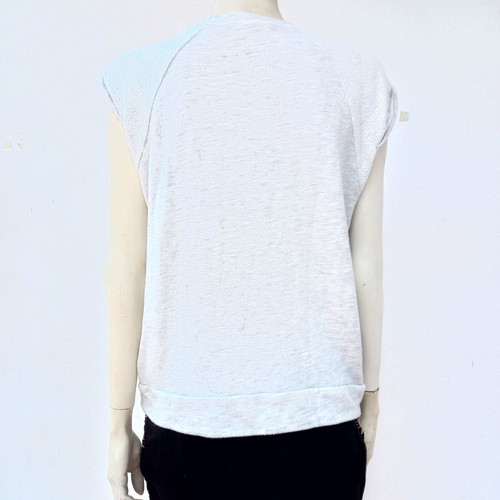 Sequin blouse used, grey, size S