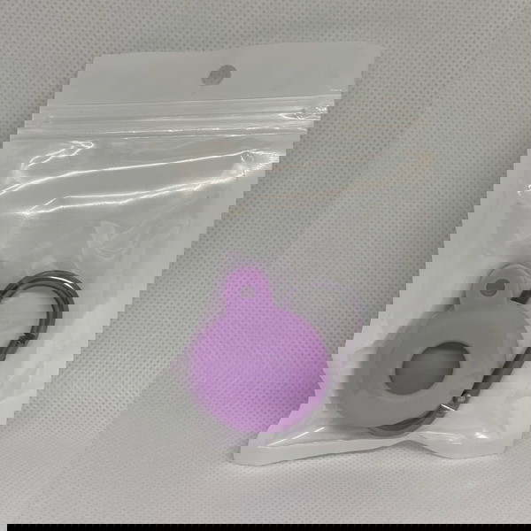 Θήκη Σιλικόνης  Sonique Soft Touch για Air Tag Χρώμα Μωβ.