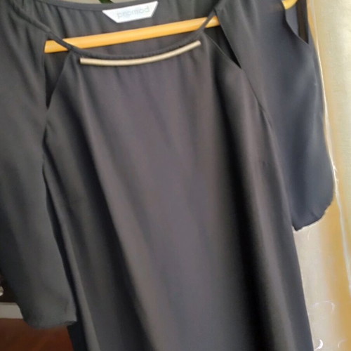 Black summer dress small Promod airy like new unworn