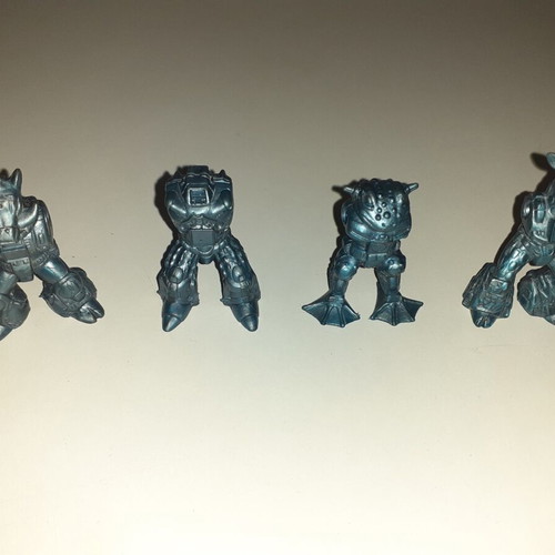 Teratomachoi figures used, set of four without arms
