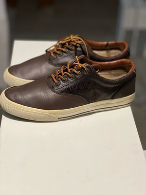 Polo Ralph Lauren Δερμάτινα Παπούτσια Μεταχειρισμένα Καφέ Νο 42
