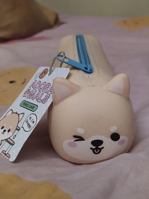 Silicone pencil case PUCKATOR new with metal zipper