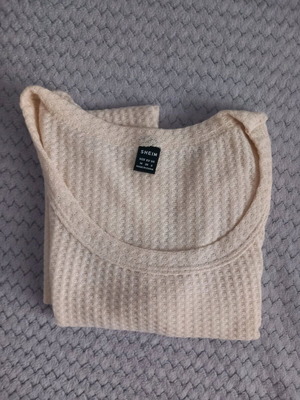 Women's blouse beige like new, soft fabric size M