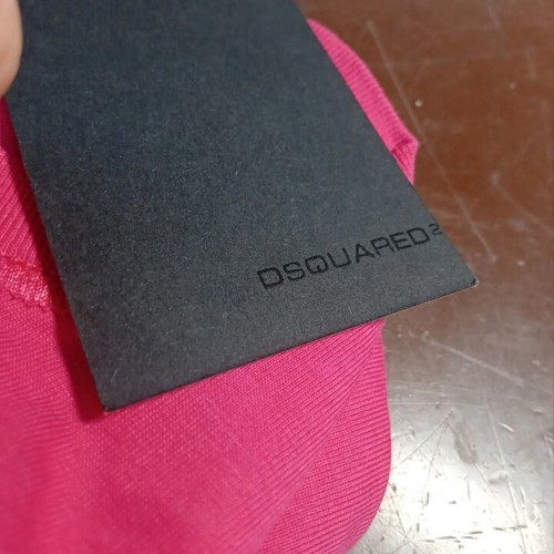 Dsquared2 cotton short-sleeve pink new