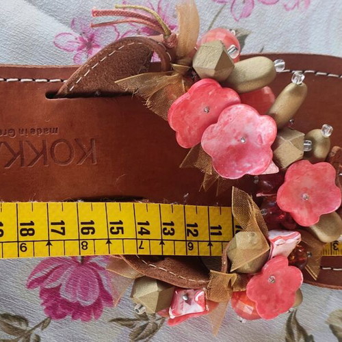 Kokka leather sandals like new, size 37, made in Greece