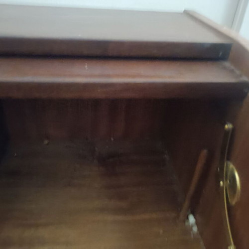 Turntable with radio antique furniture used, 1950-1960