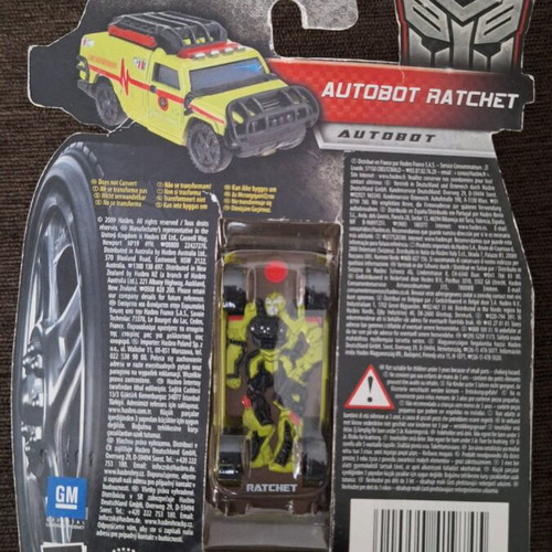 Transformers RPMS Autobot Ratchet new Hasbro 2009