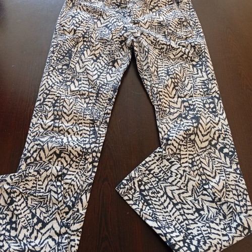 ZARA elastic pants black beige like new