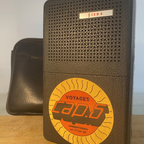 Siera Vintage Portable Cassette Recorder used with Case