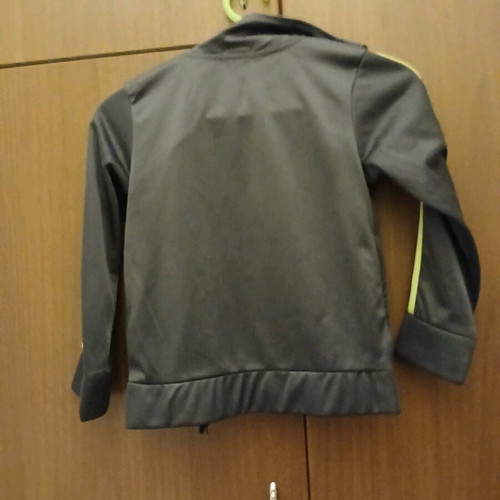 Sports jacket used for boy 6 years N 116 gray and green