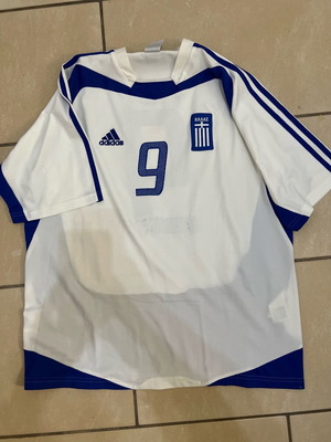 Greece National Team Friendly Appearance Jersey Size Large adidas 2004 2005 Like New