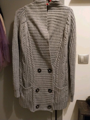 Zara cardigan grey like new, size S