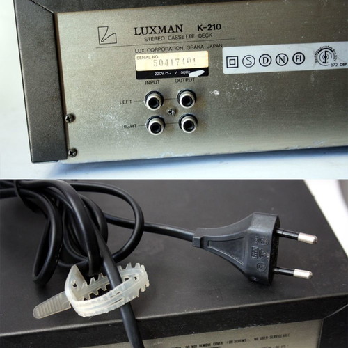 Luxman Stereo Cassette Tape Deck K-210 used, vintage