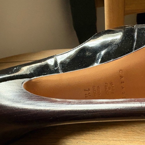 Casadei patent leather pumps like new, black, size 37.5