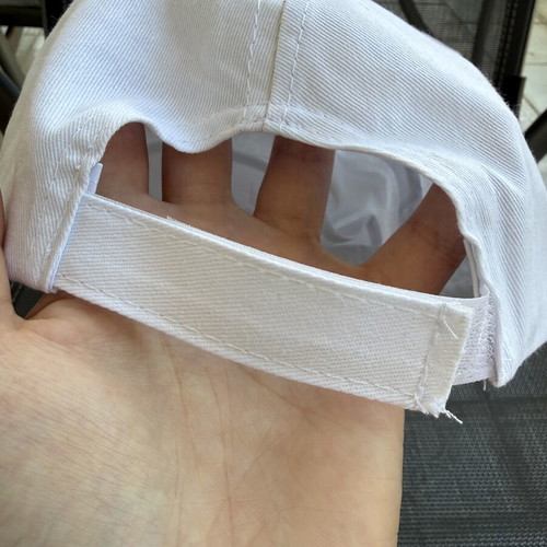 Jockey hat white new, ideal for summer