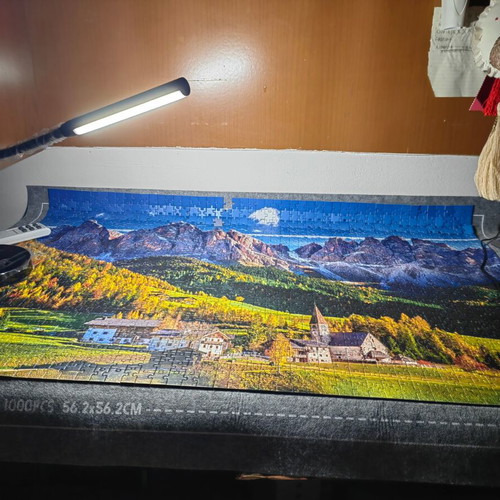 Puzzle 1500 pieces new, assembled, ready for framing