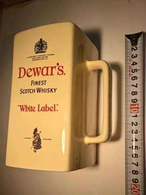 Dewar's clay jug used, excellent condition