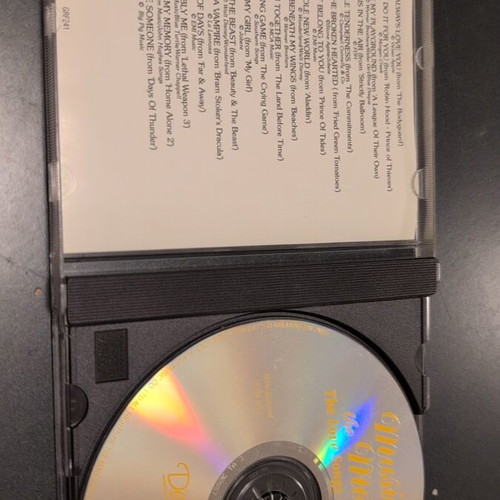 Music of the Movies CD used, The Love Songs compilation