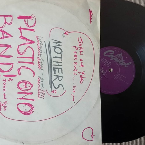 John Lennon & Yoko Ono and The Mothers Live Jam LP used, rock