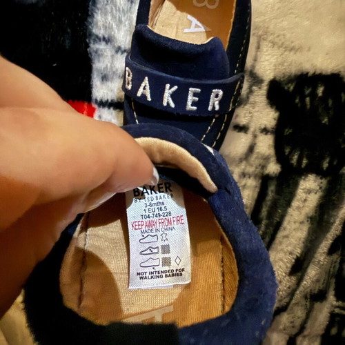 Branded baby booties like new, 3-6 months