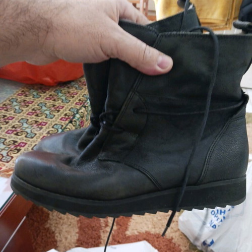 Clarks women's boots used, size 40, warm and comfortable
