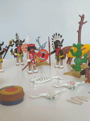 Playmobil Western Ινδιάνοι μεγάλο σετ σαν καινούργιο με αξεσουάρ