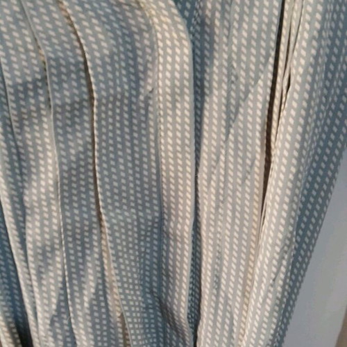 H&M dress new with tags, white and turquoise, size M
